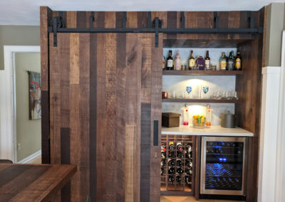 kitchen bar remodel wine