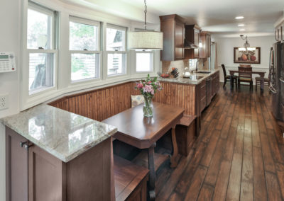 kitchen remodel wood tile