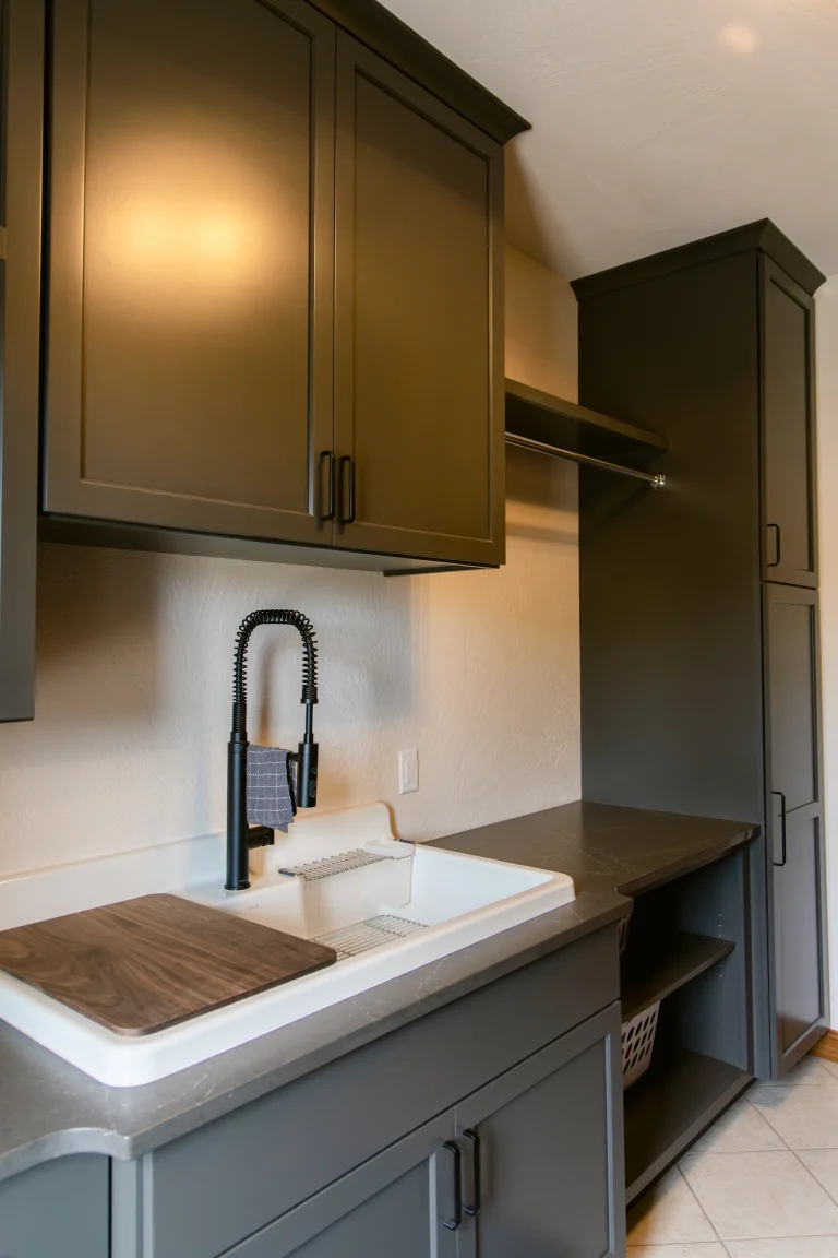 Laundry room remodeling modern in appleton
