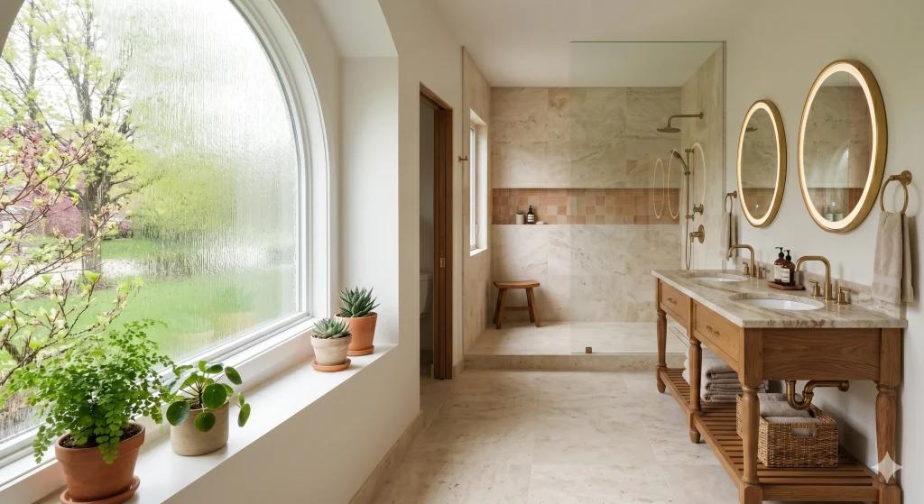 A bathroom remodeling in appletin