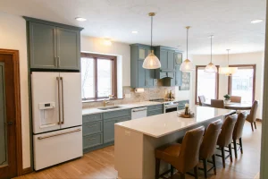 Kitchen after remodeling in appleton